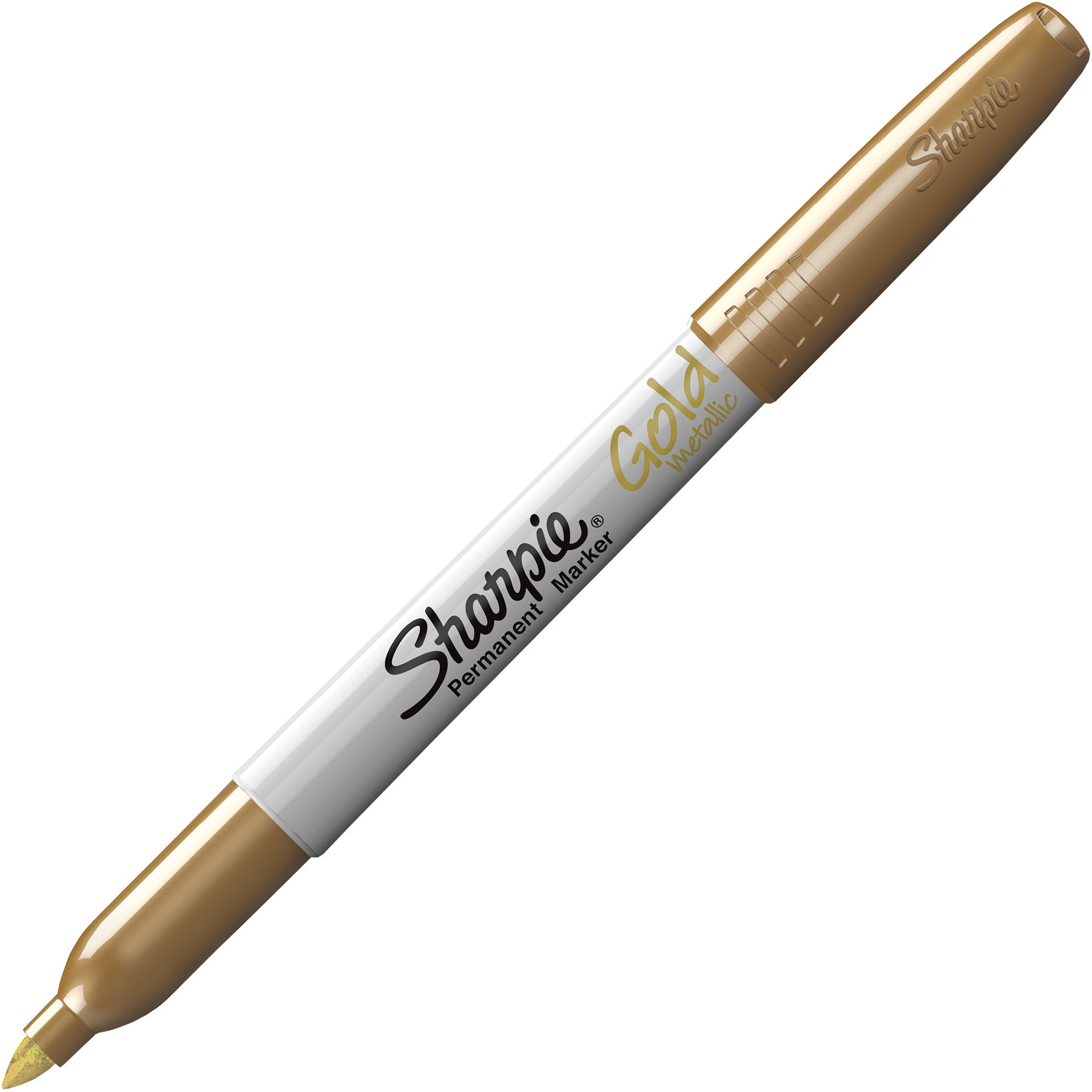 Sharpie 1823887 Gold Metallic Permanent Marker, Fine Point