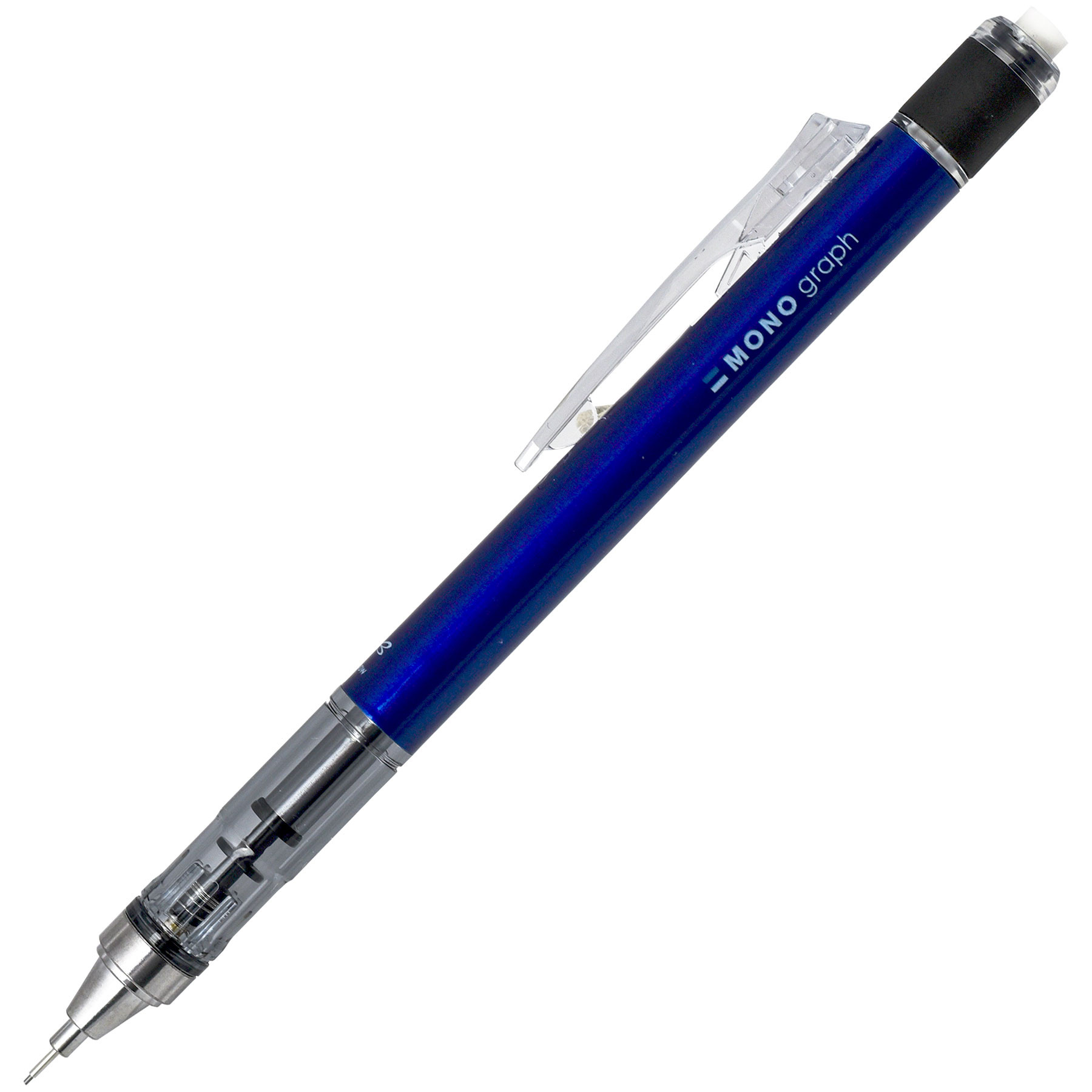 Tombow Mono Graph 53113 0.5mm Mechanical Pencil, Blue