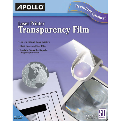 Apollo VCG7060E Laser Printer Transparency Film