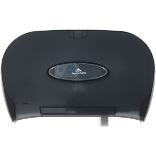 Georgia-Pacific 59206 2-Roll Side-By-Side Standard Roll Toilet Paper Dispenser