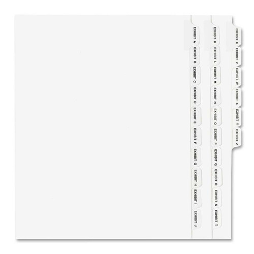 Avery LGEXAZ LTS Standard Collated Legal Exhibit Divider Sets - Avery Style