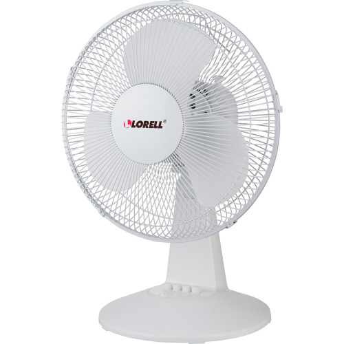 Lorell 44551 12" Oscillating Desk Fan