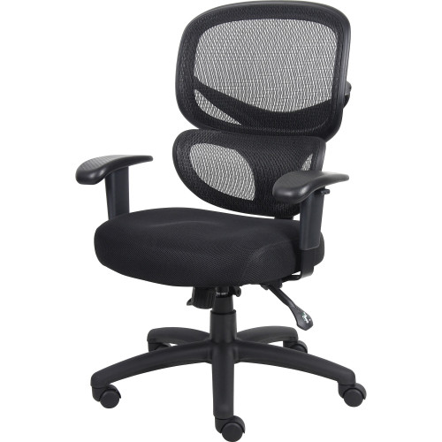 Lorell 60622 Mesh Back Fabric Executive Chairs Nordisco