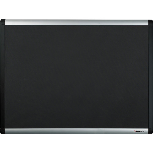 Lorell 75695 Black Mesh Fabric Covered Bulletin Boards