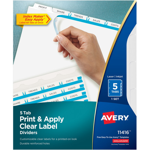 Avery 11416 Index Maker Index Divider