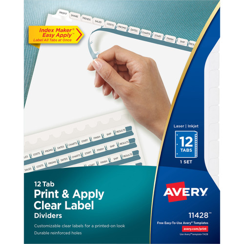 Avery 11428 Index Maker Index Divider