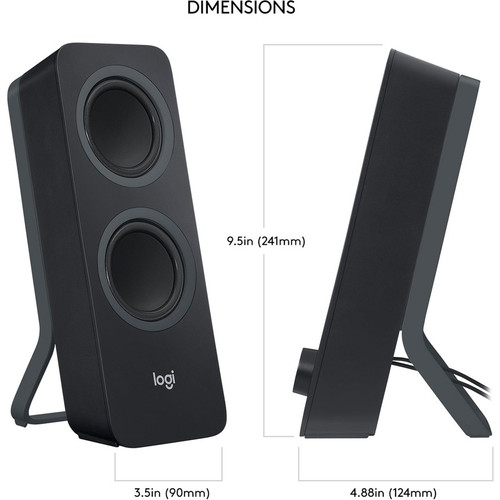 Logitech 980-001294 Z207 Bluetooth Computer Speakers | Nordisco.com