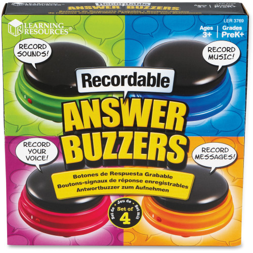 Learning Resources 3769 Recordable Answer Buzzers