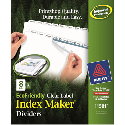 Avery 11581 Index Maker Index Divider
