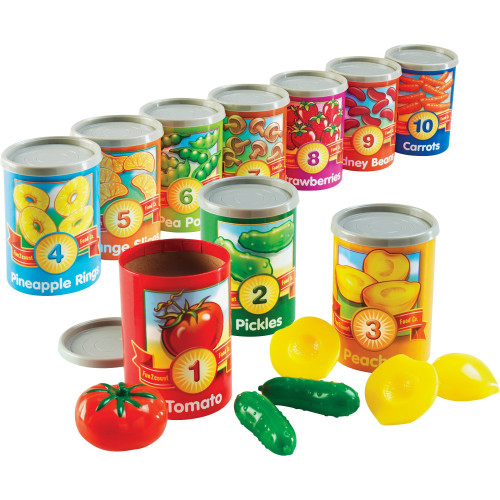 Learning Resources LER6800 1-10 Counting Cans Set