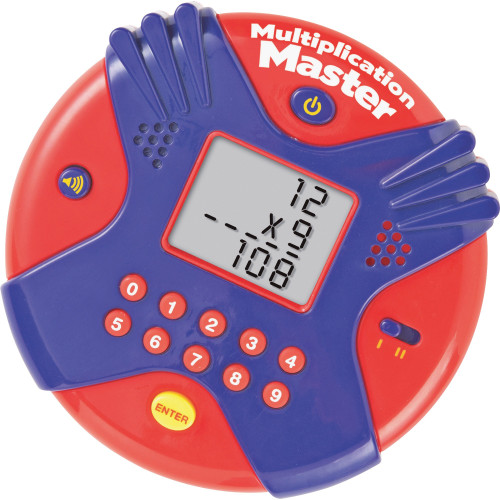 Learning Resources LER6967 Multiplication Master Electronic Flash Card Game