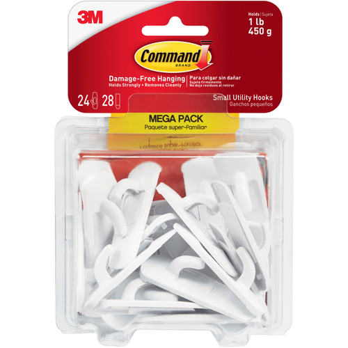 Command 17002MPES Small Utility Hook Mega Pack