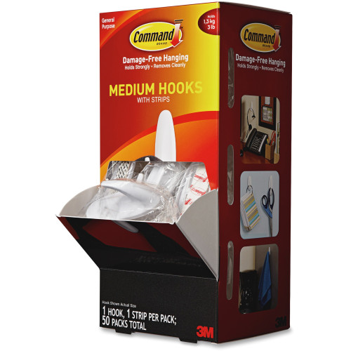 Command 17081CABPK Hook Trial Pack - Medium