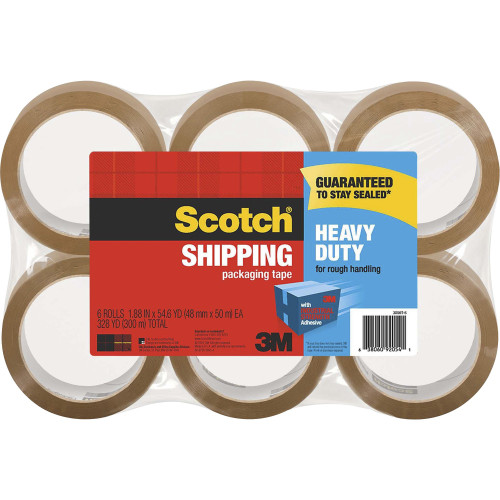Scotch 3850T6 Heavy Duty Shipping Packaging Tape