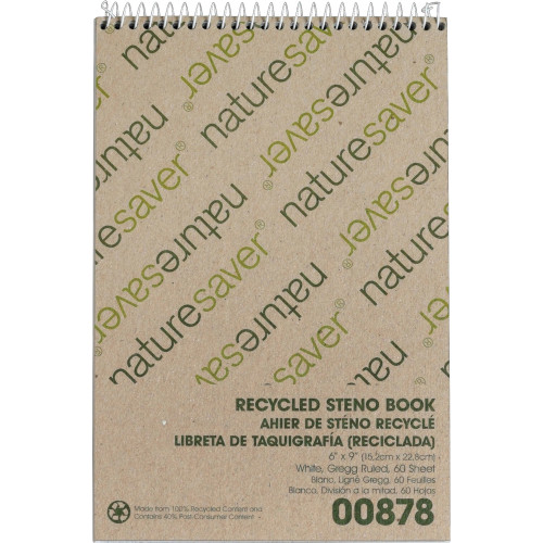 Nature Saver 00878 Recycled Steno Book