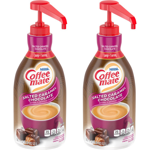 Coffee mate 79976CT Salted Caramel Chocolate Flavor Concentrated Coffee Creamer