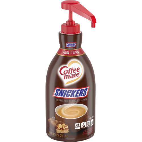 Coffee-Mate 97955 Snickers Flavored Liquid Creamer Pump