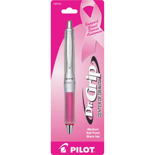 Pilot 36192 Dr. Grip Center of Gravity Pink BCA Pen