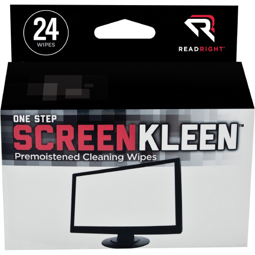 Read Right RR1209 One Step CRT Screen Cleaning Wipes