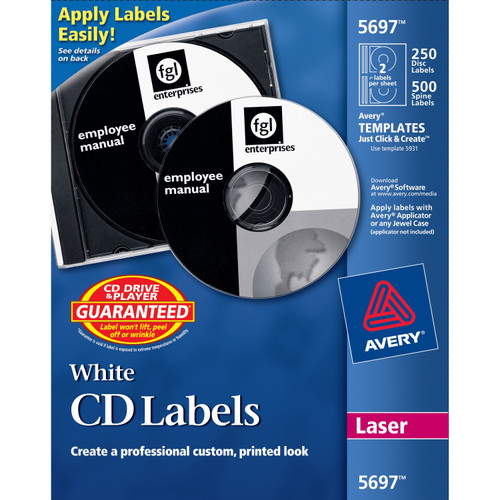 Avery 5697 Customize CD/DVD Labels