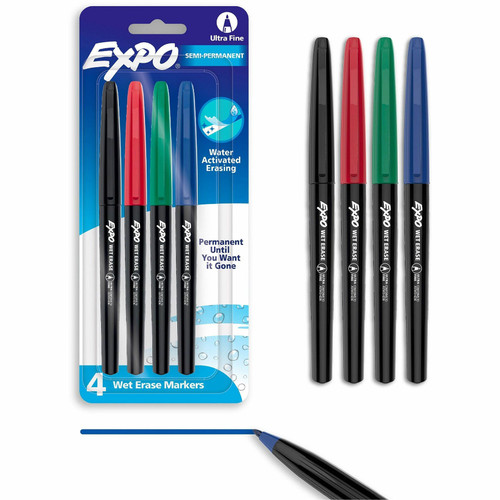 expo-vis-a-vis-wet-erase-markers-4-color-set-2134341-ultra-fine-point expo-vis-a-vis-wet-erase-markers-4-color-set-2134341-ultra-fine-point