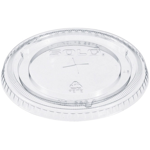 Solo 626TS Cup Straw Slotted Clear Lids