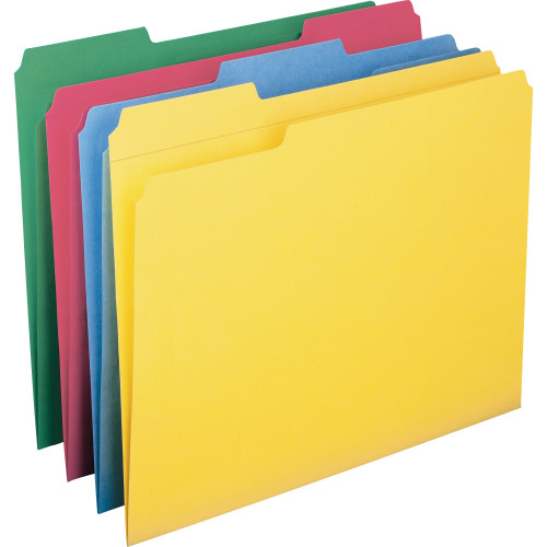 Smead 11641 File Folders with Reinforced Tab