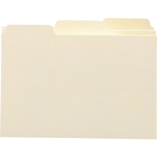 Smead 55030 Card Guides with Blank Tab