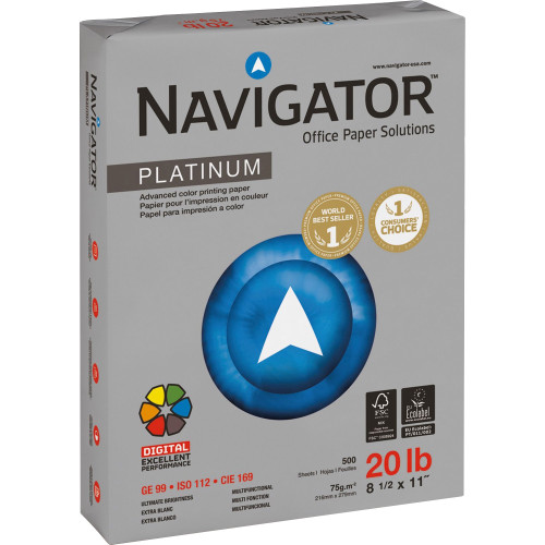 Navigator NPL1120 Platinum Superior Productivity Multipurpose Paper - Silky Touch