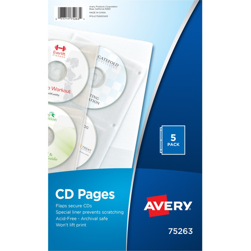 Avery 75263 CD Pages