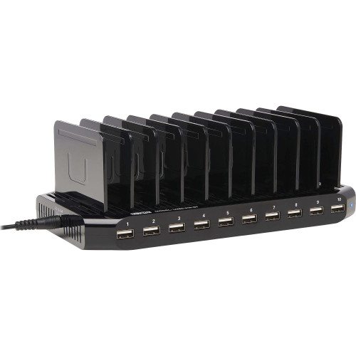 Tripp Lite U280-010-ST 10-Port USB Charger with Built-In Storage