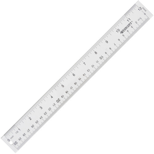 Westcott 10562 See-Through Acrylic Rulers