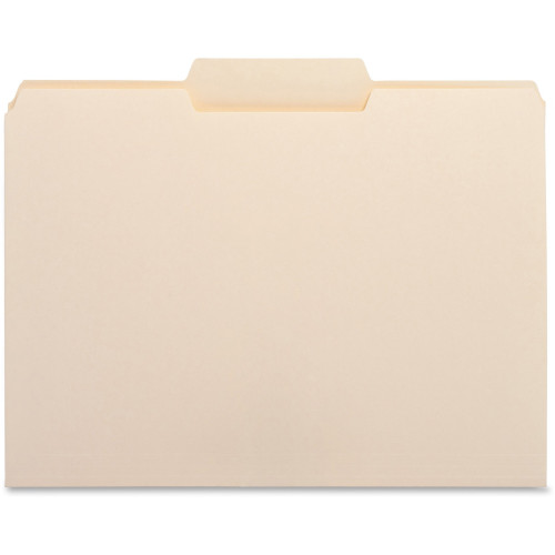 Business Source 16491 1/3 Cut Tab File Folders