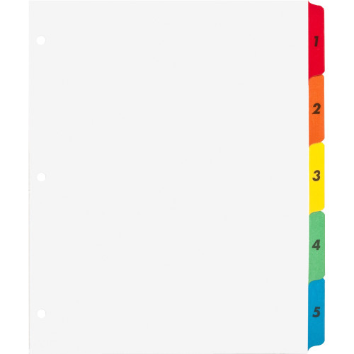 Business Source 21900 Table of Content Quick Index Dividers