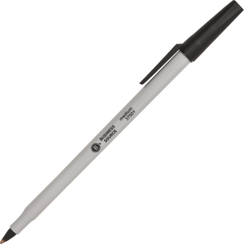 Business Source 37501 Medium Point Ballpoint Stick Pens