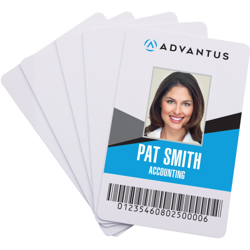 Advantus 97034 Blank PVC ID Cards