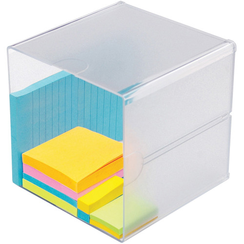 Deflecto 350401 Stackable Cube Organizer