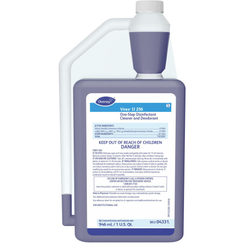 Diversey 04331 Virex II 256 Disinfectant Cleaner