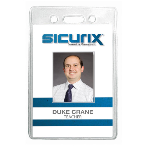 SICURIX 67820 ID Badge Holder - Vertical