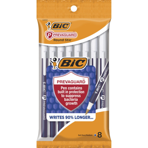 BIC GSAMP81BE PrevaGuard Round Stic Ballpoint Pen