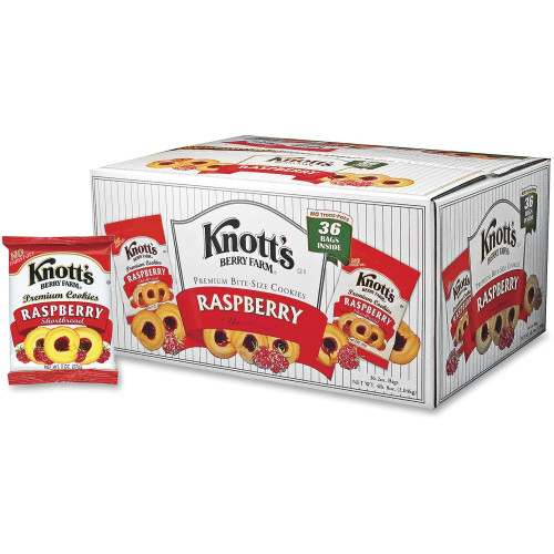 Knott's 59636 Biscomerica Raspberry Cookies