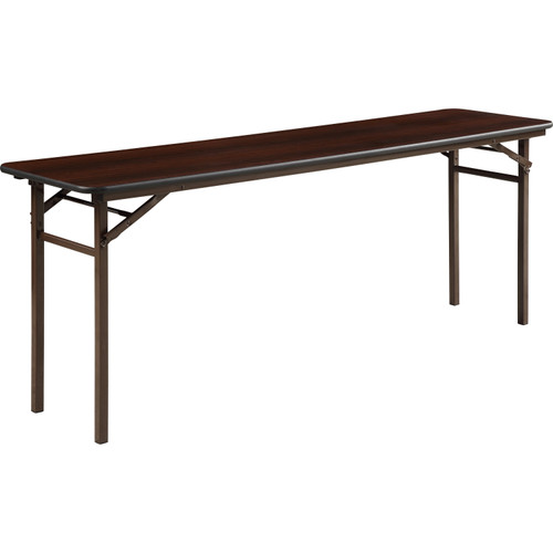 Lorell 60727 Mahogany Folding Banquet Table