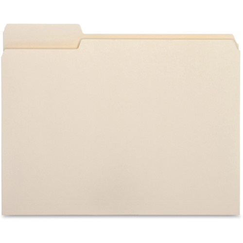 Business Source 16490 1/3 Cut Tab File Folders