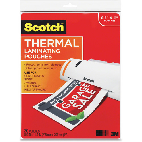 Scotch TP3854-20 Thermal Laminating Pouches