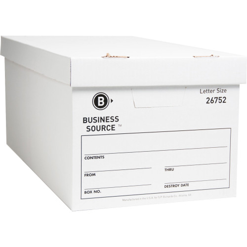 Business Source 26752 Lift-off Lid Light Duty Storage Box