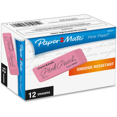 Paper Mate 70521 Pink Pearl Eraser