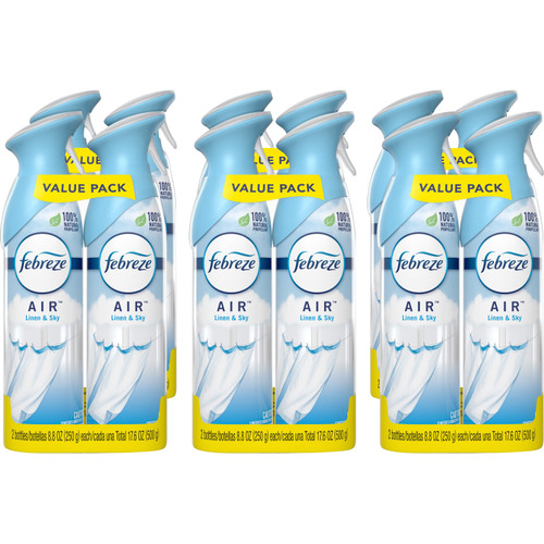 Febreze 97799CT Linen/Sky Air Spray Pack