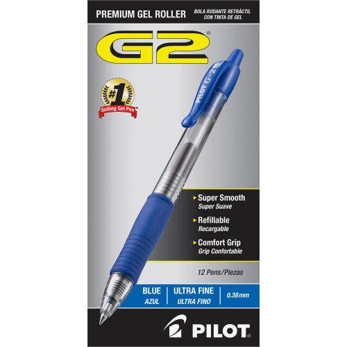 Pilot 31278 G2 Ultra Fine Retractable Pens