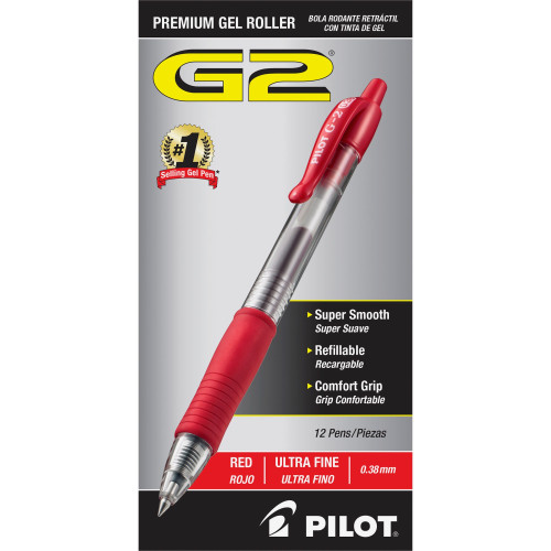 Pilot 31279 G2 Ultra Fine Retractable Pens