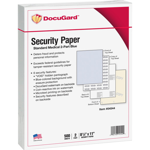 DocuGard 04544 Security Paper